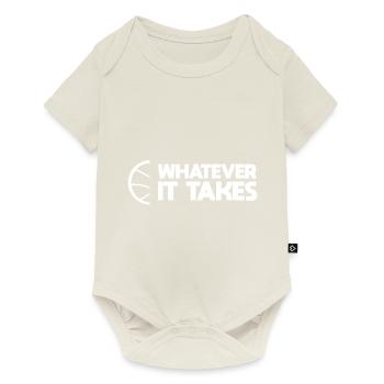 Basketball Ballsport Geschenk Idee - Baby Premium Kurzarmbody - Naturweiß - Vorne