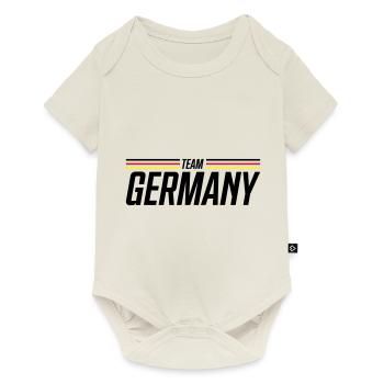 germany team - Body à manches courtes Premium Bébé - blanc cassé - Devant