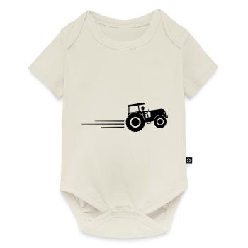Tracteur Symbole Racer Trekker Bauer - Body à manches courtes Premium Bébé - blanc cassé - Devant
