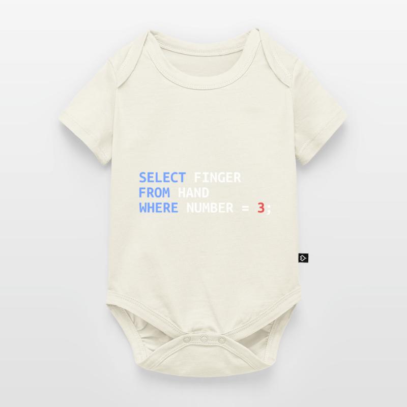 Middle Finger Select SQL Developer Funny Gift Baby Premium short-sleeve bodysuit