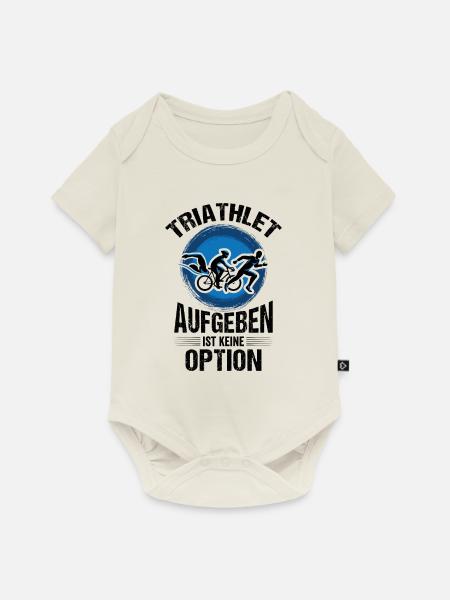 Triathlet - Baby Premium Kurzarmbody - Naturweiß