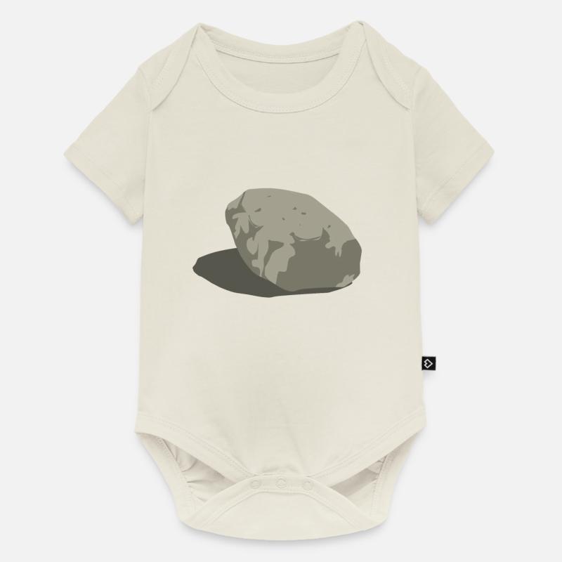 pierre - pierre - Body à manches courtes Premium Bébé - blanc cassé