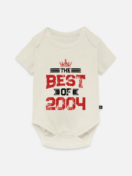 2004 best of - Baby Premium Kurzarmbody - Naturweiß