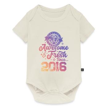 2016 génial frais - Body à manches courtes Premium Bébé - blanc cassé - Devant