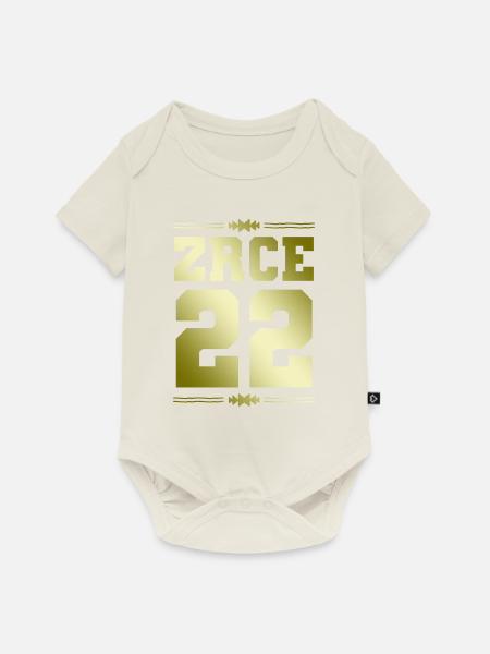 Zrce 22 - Baby Premium Kurzarmbody - Naturweiß