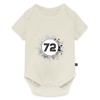 72 Nombre d’objets blob - Body à manches courtes Premium Bébé - blanc cassé - Devant