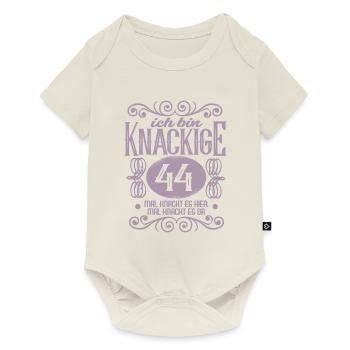 44. Geburtstag ich bin 44 Jahre alt - Baby Premium Kurzarmbody - Naturweiß - Vorne