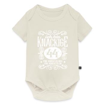 44. Geburtstag ich bin 44 Jahre alt - Baby Premium Kurzarmbody - Naturweiß - Vorne