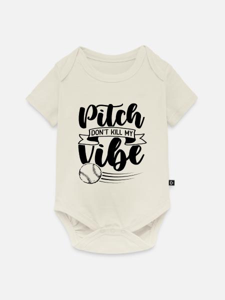 baseball vibe - Baby Premium Kurzarmbody - Naturweiß
