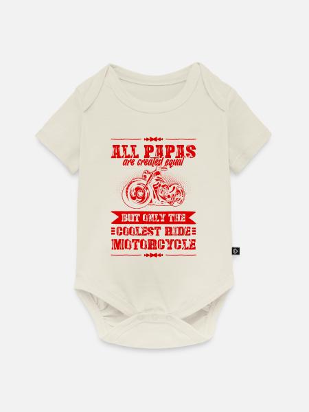 Bowling Split - Baby Premium Kurzarmbody - Naturweiß