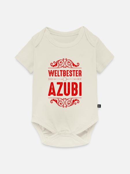 Premium Azubi - Baby Premium Kurzarmbody - Naturweiß