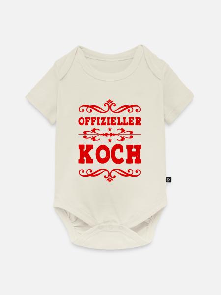 Premium Koch - Baby Premium Kurzarmbody - Naturweiß
