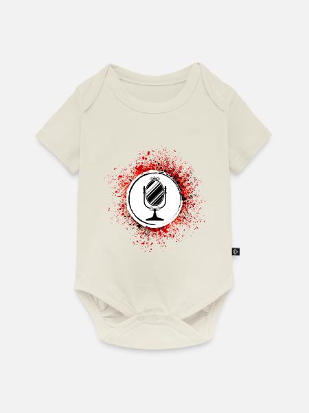 Spiegel Icon Silhouette - Baby Premium Kurzarmbody - Naturweiß