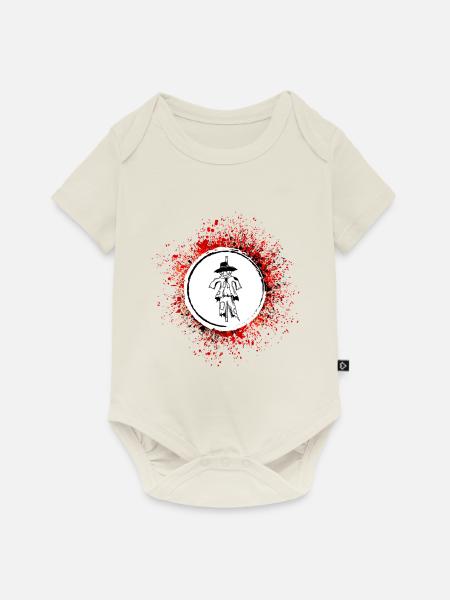 Vogelscheuche - Baby Premium Kurzarmbody - Naturweiß