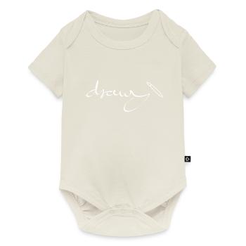 draw art - Baby Premium short-sleeve bodysuit - off white - Front