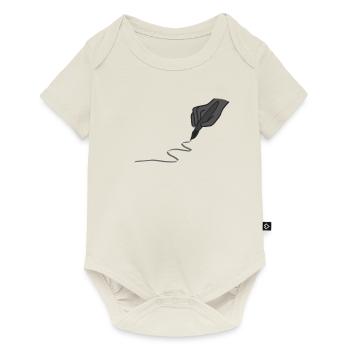 Drawing Brushes - Baby Premium short-sleeve bodysuit - off white - Front