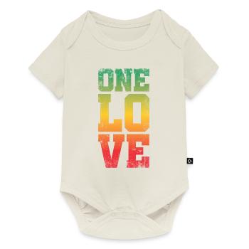 A Love Design For Reggae Rasta - Baby Premium short-sleeve bodysuit - off white - Front