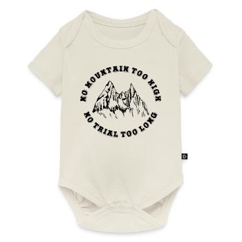 Pas de montagne trop haute, pas trop longue - Body à manches courtes Premium Bébé - blanc cassé - Devant