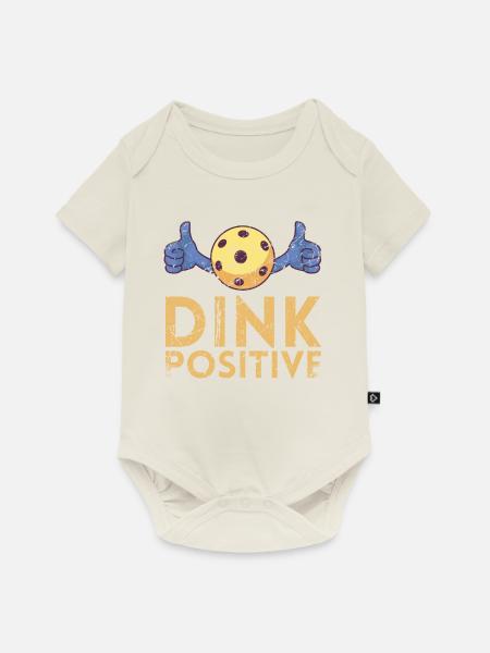 Dink Positiv Für Pickleball-spieler Oder - Baby Premium Kurzarmbody - Naturweiß