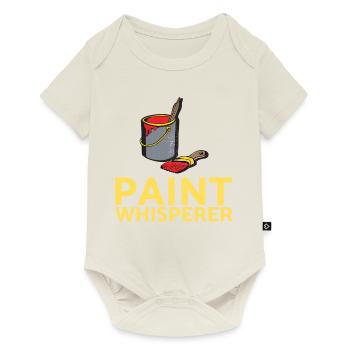 Paint Whisperer Decorator Design pour les peintres - Body à manches courtes Premium Bébé - blanc cassé - Devant
