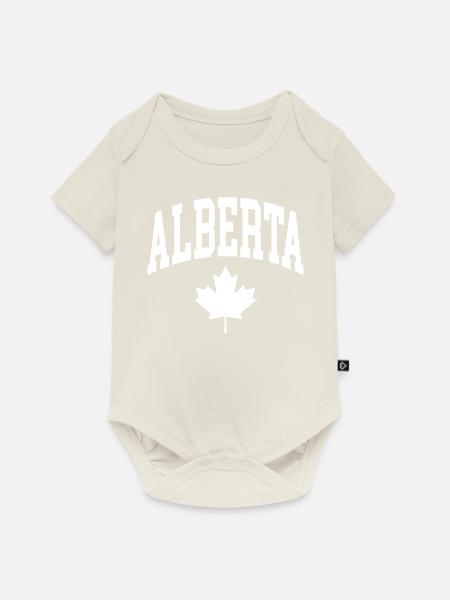 Alberta - Baby Premium Kurzarmbody - Naturweiß