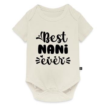 Best Nani Grandma Switzerland Swiss German Omi - Baby Premium short-sleeve bodysuit - off white - Front