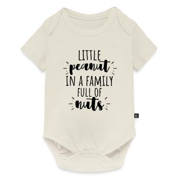 PETITE ARACHIDE - Body à manches courtes Premium Bébé - blanc cassé - Devant