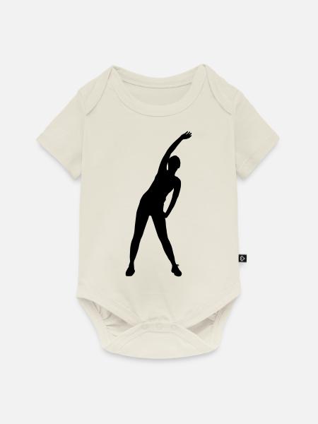 Aerobic - Baby Premium Kurzarmbody - Naturweiß