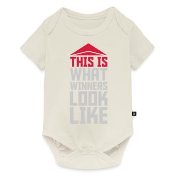 What Winners Look Like - Baby Premium Kurzarmbody - Naturweiß - Vorne