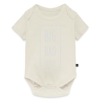Citation du Grand Méchant Loup - Body à manches courtes Premium Bébé - blanc cassé - Devant