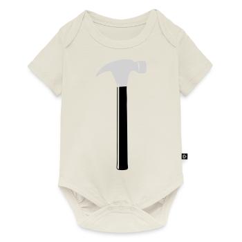 Marteau à outils - Body à manches courtes Premium Bébé - blanc cassé - Devant