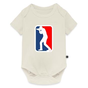 fotograf logo - Body à manches courtes Premium Bébé - blanc cassé - Devant