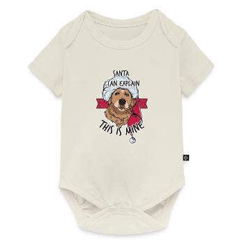 Santa I Can Explain, Chrismas Dog, Santa Doggo - Baby Premium short-sleeve bodysuit - off white - Front