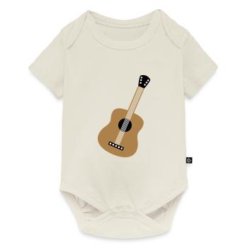 guitar - Baby Premium short-sleeve bodysuit - off white - Front
