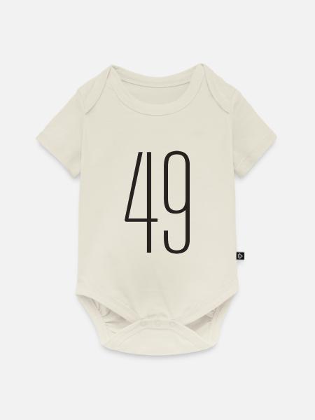 49 - Baby Premium Kurzarmbody - Naturweiß