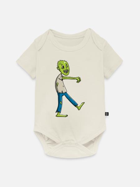 Zombie - Baby Premium Kurzarmbody - Naturweiß