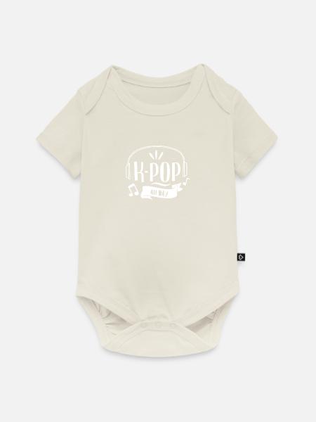 K-Pop Musik - Baby Premium Kurzarmbody - Naturweiß