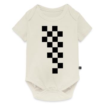 RACING FLAG - Baby Premium Kurzarmbody - Naturweiß - Vorne