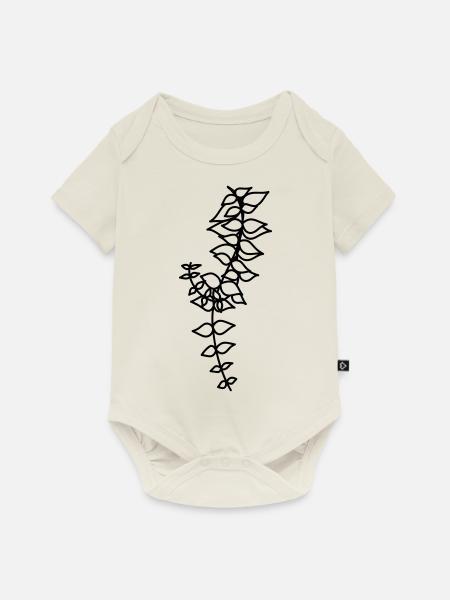 Hanging plant 2 - Baby Premium Kurzarmbody - Naturweiß
