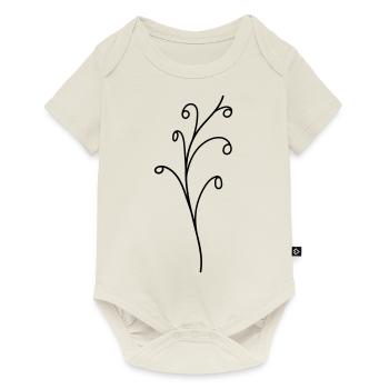 flower - Baby Premium short-sleeve bodysuit - off white - Front