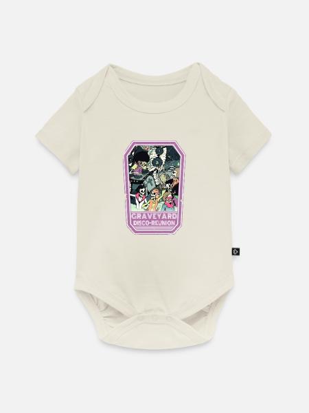 Graveyard reunion - Baby Premium Kurzarmbody - Naturweiß