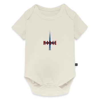 Norge, Norway, Norway (Inverted Cross) - Baby Premium short-sleeve bodysuit - off white - Front