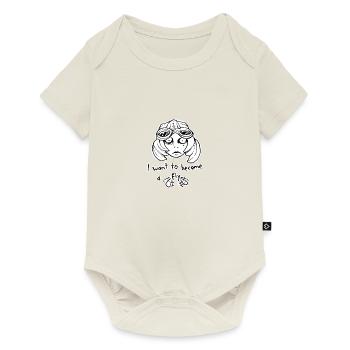 Devenir une mouche - Body à manches courtes Premium Bébé - blanc cassé - Devant