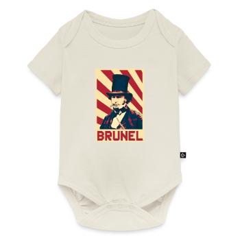 Isambard Kingdom Brunel - Baby Premium short-sleeve bodysuit - off white - Front