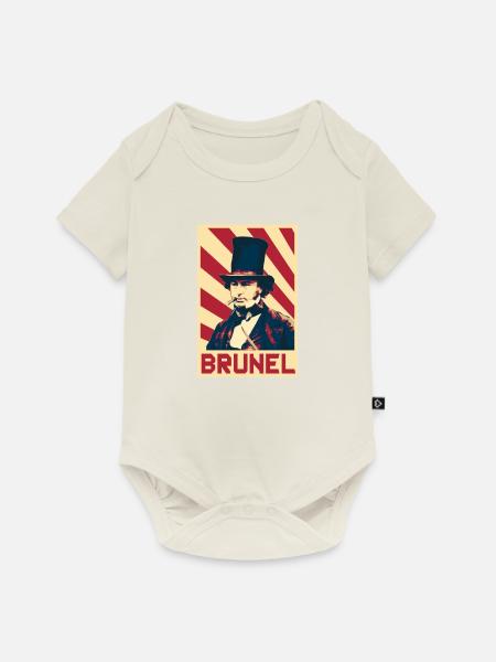 Isambard Kingdom Brunel - Baby Premium short-sleeve bodysuit - off white