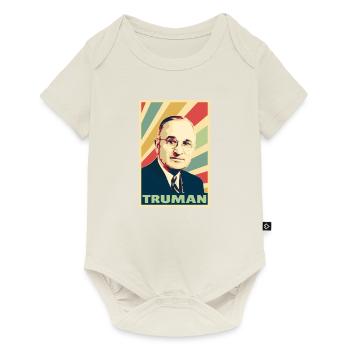 Harry S Truman Colors Vintage - Body à manches courtes Premium Bébé - blanc cassé - Devant