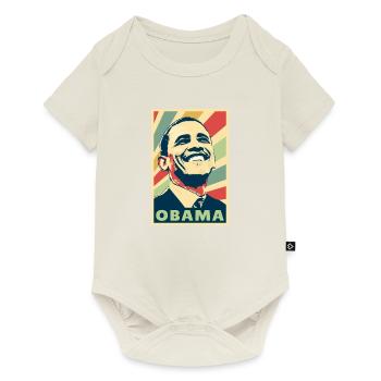 Barack Obama Vintage Colors - Baby Premium short-sleeve bodysuit - off white - Front