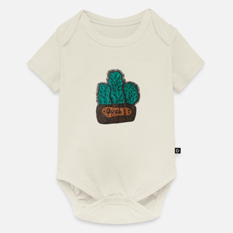 Cactus - Body à manches courtes Premium Bébé - blanc cassé