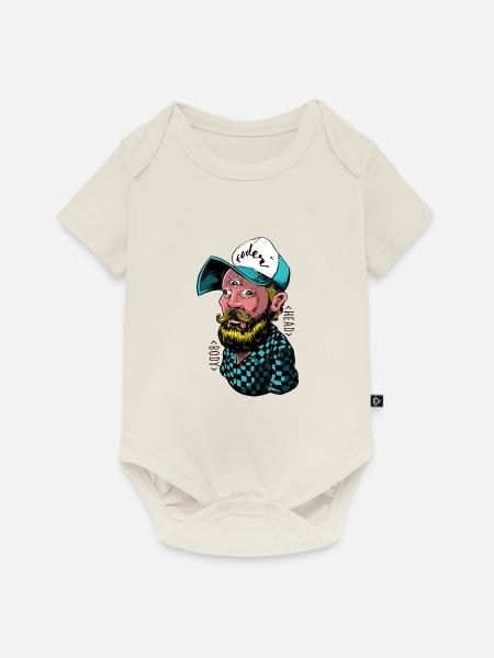 Web Designer - Baby Premium Kurzarmbody - Naturweiß