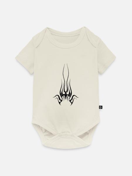 Tribal - Baby Premium Kurzarmbody - Naturweiß